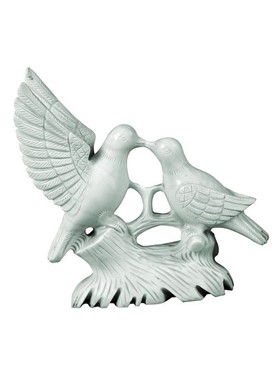 UCCELLI H25cm - ΜΑΡΜΑΡΙΝΑ ΔΙΑΚΟΣΜΗΤΙΚΑ ΓΛΥΠΤΑ  ΑΠΟ ΛΕΥΚΟ ΜΑΡΜΑΡΟ