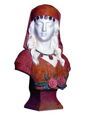 ESMERALDA H65cm - ΜΑΡΜΑΡΙΝΕΣ ΠΡΟΤΟΜΕΣ ( ΑΠΟ ΦΥΣΙΚΟ ΜΑΡΜΑΡΟ ) - MARBLE BUSTS