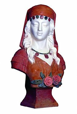 ESMERALDA H65cm - ΜΑΡΜΑΡΙΝΕΣ ΠΡΟΤΟΜΕΣ ( ΑΠΟ ΦΥΣΙΚΟ ΜΑΡΜΑΡΟ ) - MARBLE BUSTS