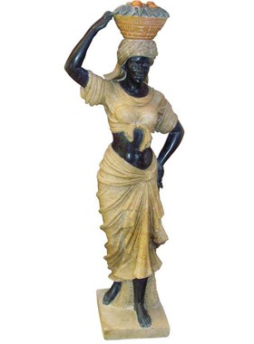 LA DONNA D'AFRICA - ΑΓΑΛΜΑΤΑ ΕΡΓΑ ΤΕΧΝΗΣ ΑΠΟ ΜΑΡΜΑΡΟ H180cm 