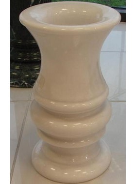 ΑΝΘΟΔΟΧΕΙΟ ΑΠΟ ΛΕΥΚΟ ΜΑΡΜΑΡΟ Φ20 Χ Η35cm 