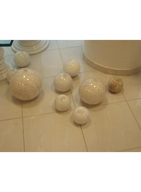 ΜΠΑΛΛΑ ΜΑΡΜΑΡΙΝΗ - ΔΙΑΚΟΣΜΗΤΙΚΗ ΣΦΑΙΡΑ Φ12cm